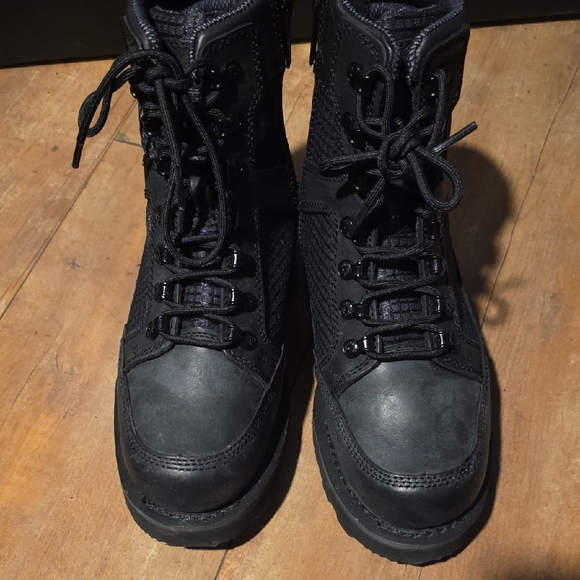 Harley-Davidson Black and Gray Combat / Tacticle Boots Woman's size 8.  NEW - Picture 2 of 9